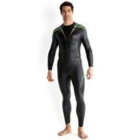 mens tri elite full wetsuit v2 black and blue
