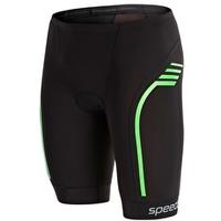 mens tri comp c16 shorts black and green