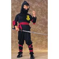 Medium Black Childrens Ninja Costume