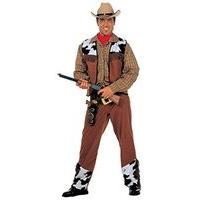 Mens Western Cowboy Costume Large Uk 42/44\