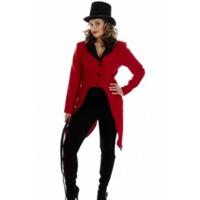 medium red adults circus ring master jacket