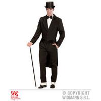 medium black mens tailcoat jacket for circus ringmaster