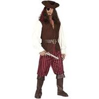 Mens High Sea Pirate Man Costume Small Uk 38/40\