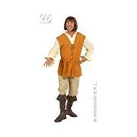 mens peasant man costume extra large uk 46 for medieval fancy dress
