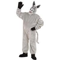 Mens Plush Donkey Costume For Animal Jungle Farm Fancy Dress