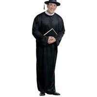 mens priest costume extra large uk 46 for vicar priest church fancy dr ...
