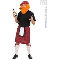 mens scottish kilts costume extra large uk 46 for scotland fancy dress