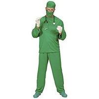 mens surgeon costume extra large uk 46 for er gp hospital fancy dress