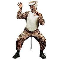 mens tiger costume extra large uk 46 for animal jungle farm fancy dres ...