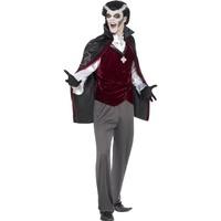 mens vampire halloween fancy dress costume