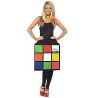medium ladies rubiks cube 3d costume