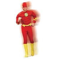 Medium Deluxe The Flash Costume With Muscle Chest