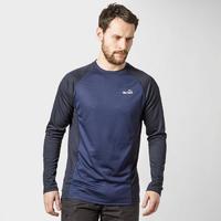 mens long sleeve zip tech t shirt