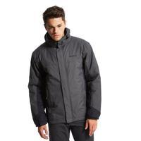 mens insulated panelled jacket