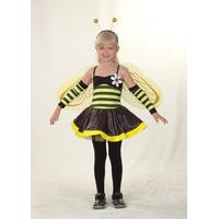 Medium Black & Yellow Girls Bumble Bee Costume