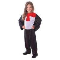 Medium Children\'s Cat Costume With Red Bow