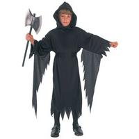 Medium Black Childrens Demon Scream Costume