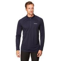 mens tech long sleeve zip t shirt