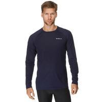 mens tech long sleeve crew t shirt