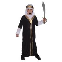 Medium Black Boys Sultan Costume