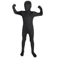 medium black childrens official morphsuit