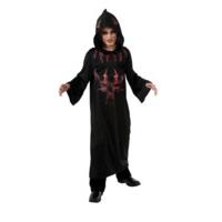 Medium Black Red Childrens Devil Robe Costume