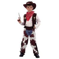 Medium Boys Cowprint Cowboy Costume
