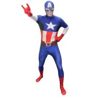 Medium Captain America Zapper Official Morphsuit