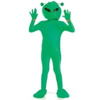 Medium Green Boys Alien Costume