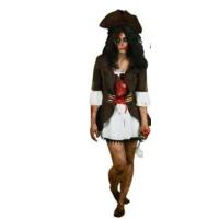 Medium Ladies Beating Heart Pirate Costume By Morpsuits