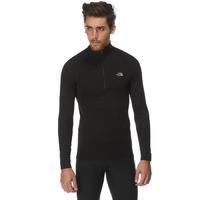 mens warm long sleeve half zip baselayer