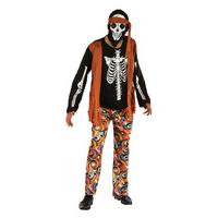 Men\'s Skeleton Hippy Costume