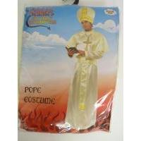 Medium White & Gold Men\'s Pope Costume