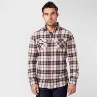 mens winter check flannel shirt