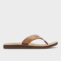 Mens Benson Leather Flip Flops