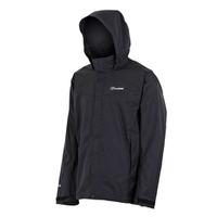 mens paclite 3 jacket black