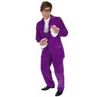 Medium 60\'s Purple Men\'s Gigolo Costume