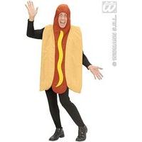 Mens Hotdog - Size Costume For Tv Cartoon & Film Fancy Dress