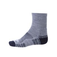 mens woolfusion trail light sock silver and navy