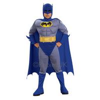 Medium Boy\'s Batman Costume With Muscle Chest