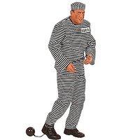 mens convict costume large uk 4244 for prisoner jail fancy dress