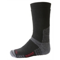 mens woolfusion summit sock black