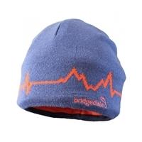 Mens Pulse Beanie - Navy and Orange