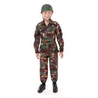 Medium Camouflage Boys Soldier Costume
