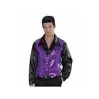 Medium Purple Men\'s Sequin Vest
