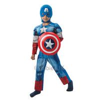 Medium Boy\'s Deluxe Captain America Costume