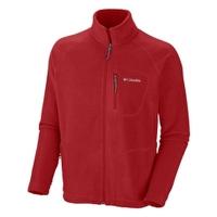 Mens Fast Trek II Full Zip Fleece - Rocket