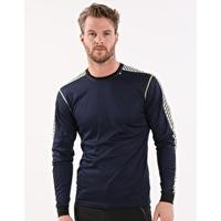 Mens HH Dry Stripe Crew - Evening Blue