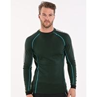 Mens HH Warm Ice Crew - Stormy Green