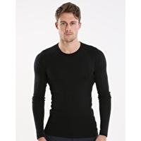 Mens Everyday Long Sleeve Crewe - Black